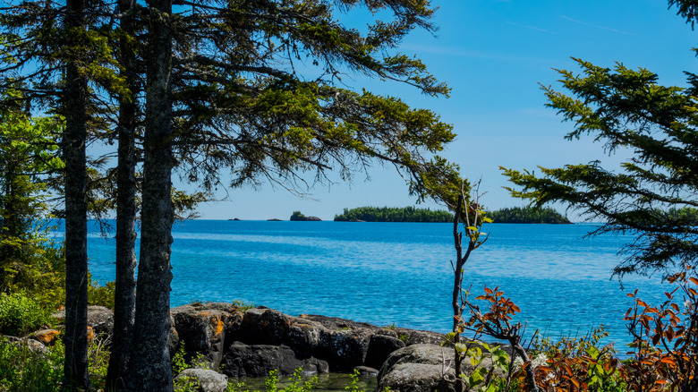 Islands surrounding Isle Royale National Park