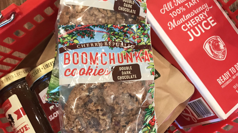 cherry cookies and juice from Cherry Republic