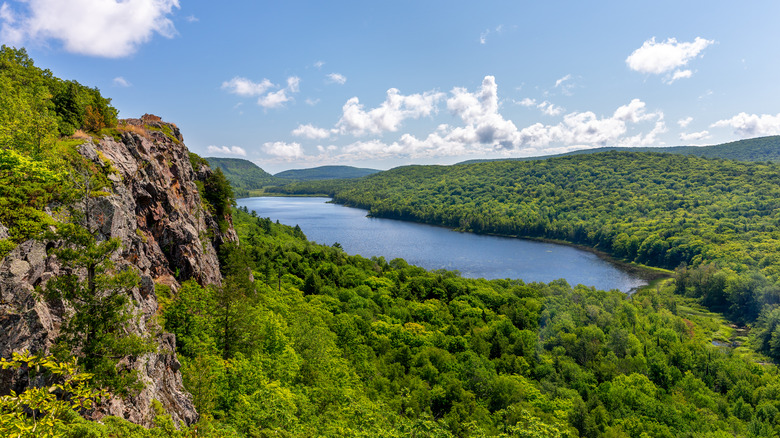 A view of the Lake of the Clouds in Michigan's Upper Peninsula