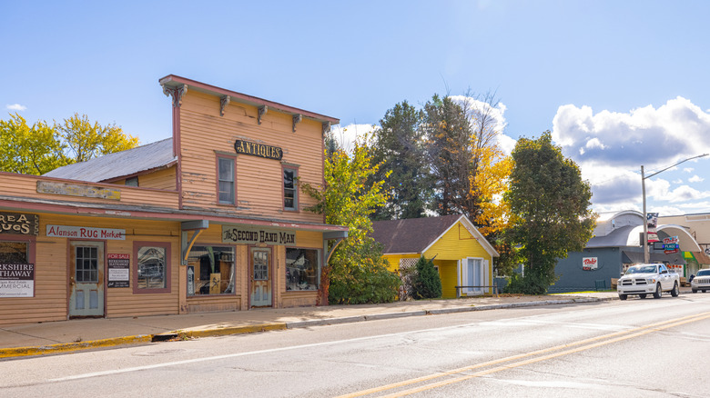 Local shop in downtown Alanson, Michigan