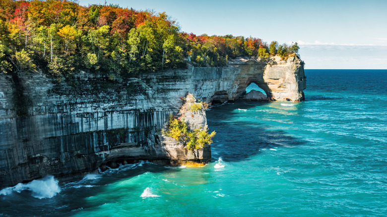 Cliffs at Pictured Rocks National Lakeshore