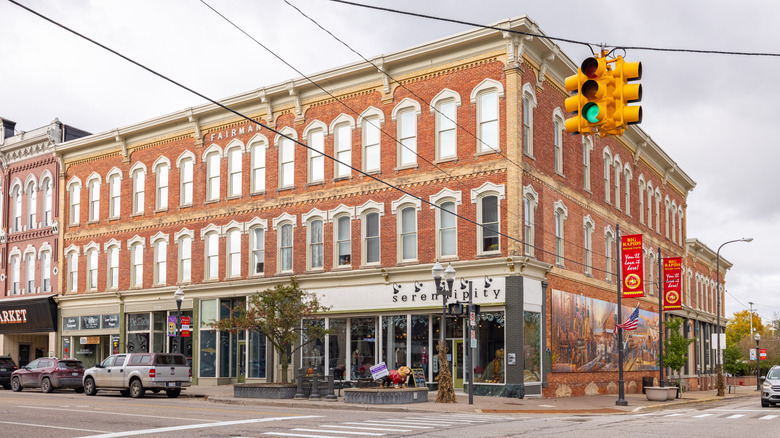 Downtown Big Rapids, Michigan
