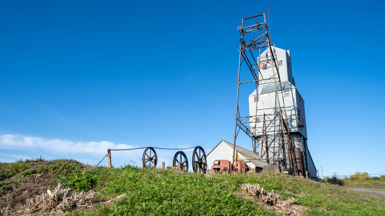 The Quincy Mine ruins in Michigan's Upper Peninsula