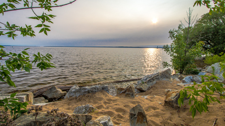 Ludington Park overlooking Little Bay de Noc, Michigan