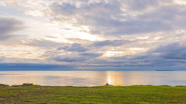 Sunrise on Saginaw Bay in Au Gres