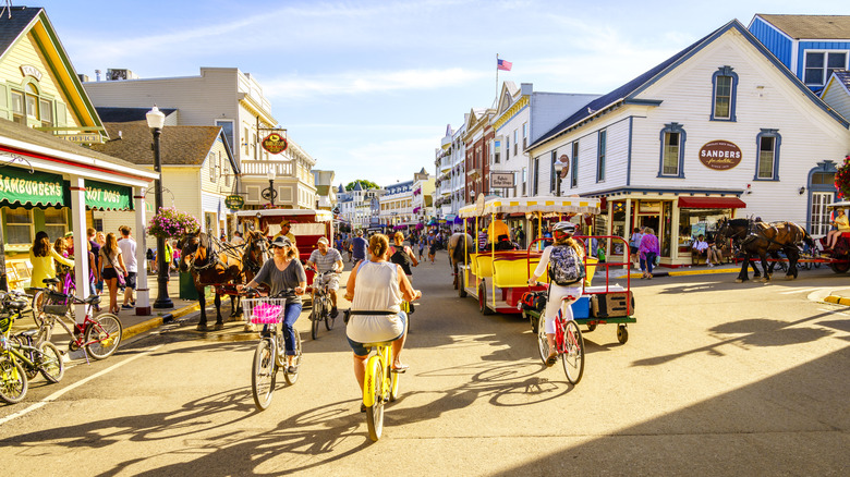 Mackinac Island downtown