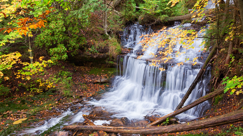 Wagner Falls in fall