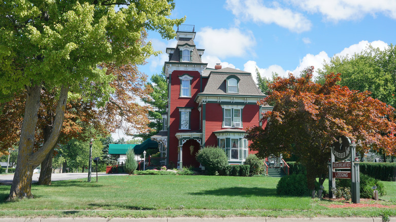 The Italianate exterior of the Garfield Inn Bed and Breakfast