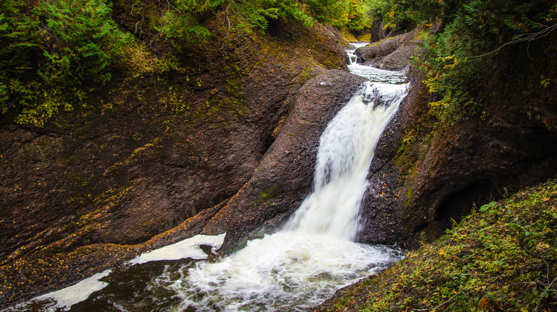 Gorge Falls in Ottawa National Forest