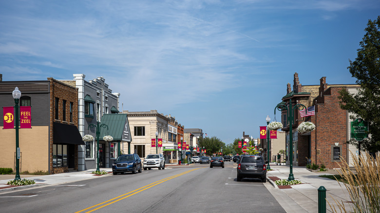 Zeeland Michigan's downtown area