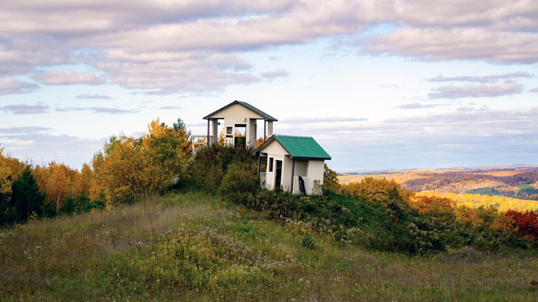 A view from Norway Mountain in Norway, Michigan