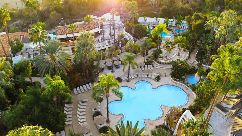 Aerial view of Glen Ivy Hot Springs