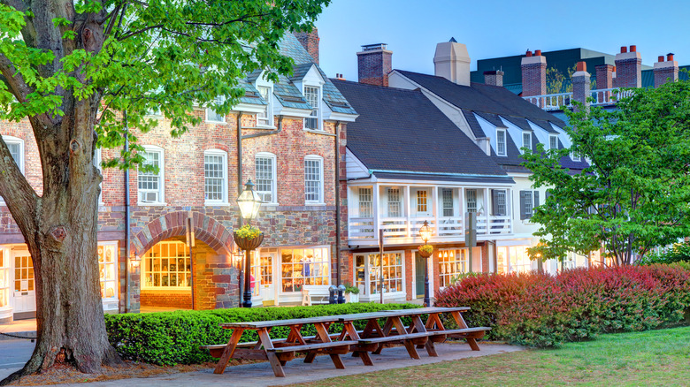 Historic buildings in downtown Princeton, New Jersey
