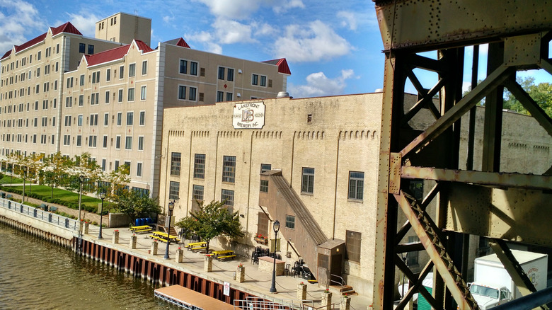 Lakefront Brewery on the water in Milwaukee