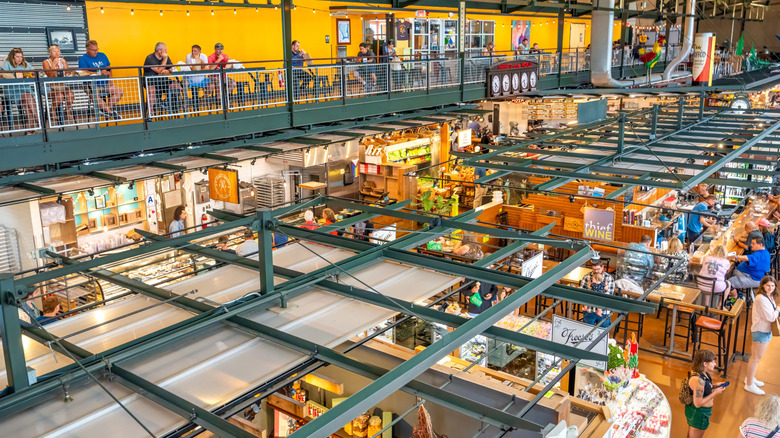 Interior view of the Milwaukee Public Market in Wisconsin