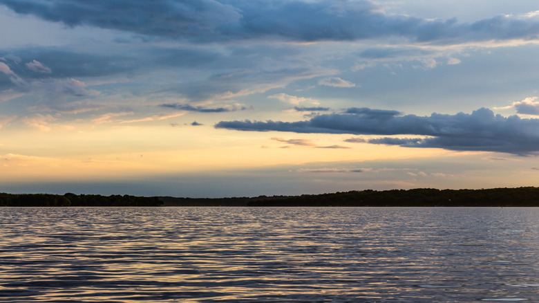 Sunset on Pewaukee Lake