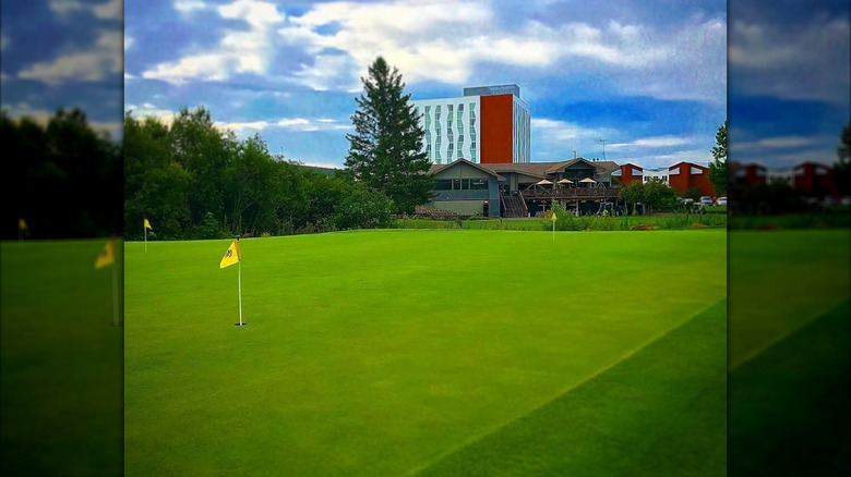 The golf course at Black Bear Casino Resort