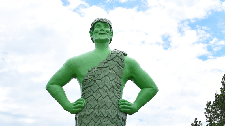 Jolly Green Giant statue in Blue Earth, Minnesota
