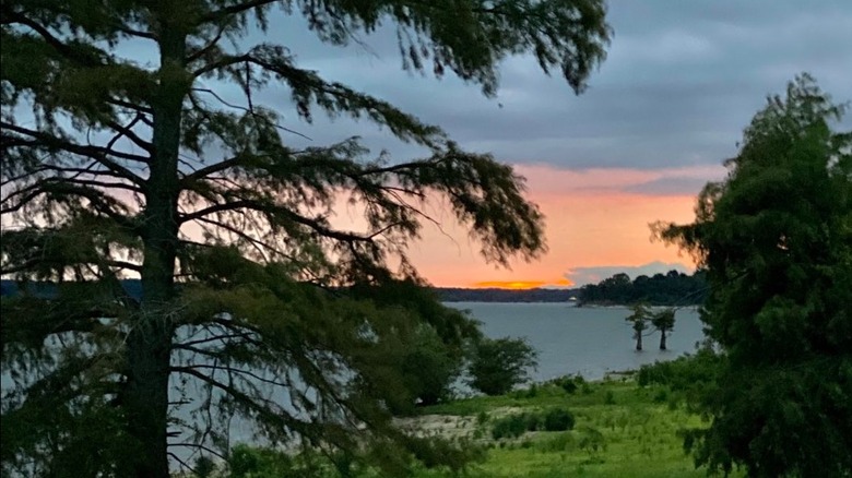 Sunset over Lake Arkabutla