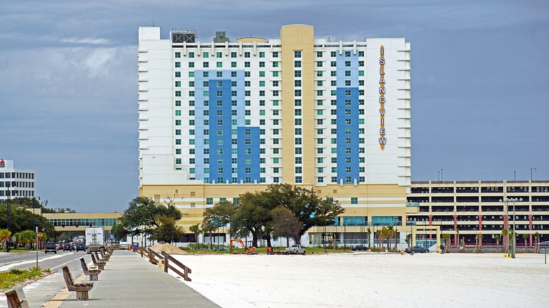 View of Island View Casino Resort in Gulfport, Mississippi.