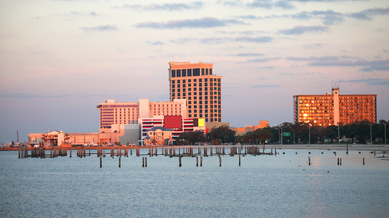 Biloxi, Mississippi, skyline and coast