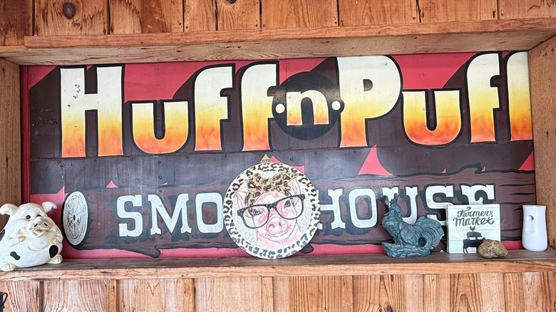 Decor inside HuffnPuff Smokehouse