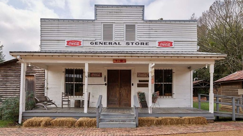 Replica of a 1920s general store in Jackson, Mississippi