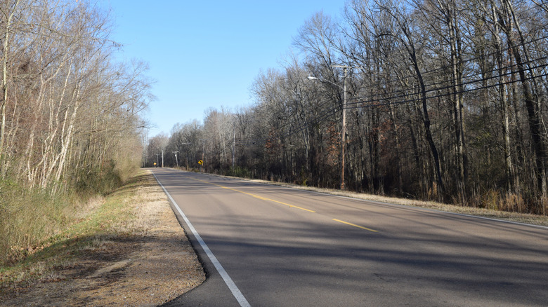 Main Street north of downtown Grenada, Mississippi