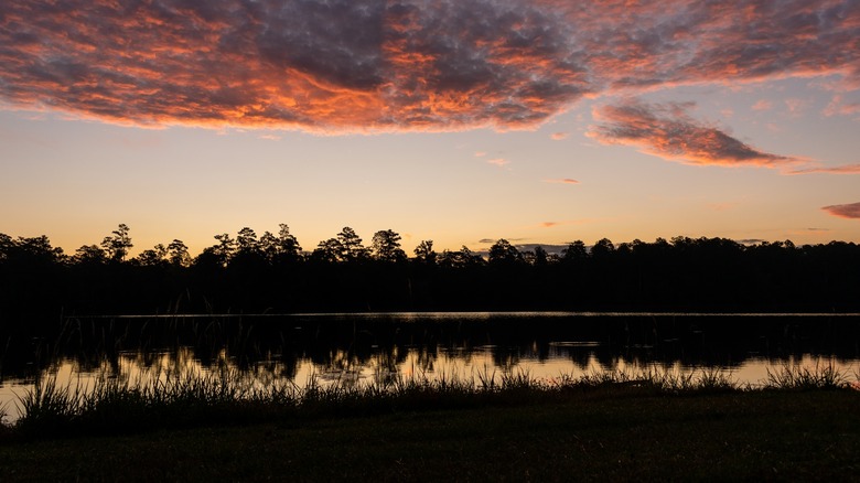 Sunrise over Paul B Johnson State Park