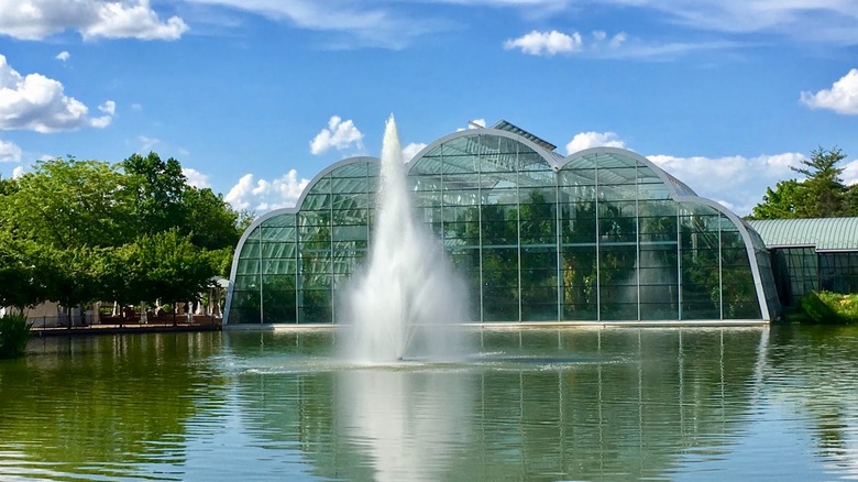 Fountain at the Butterfly House in Chesterfield, Missouri