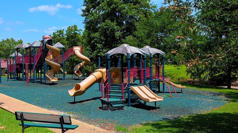 playground in Emmett Kelly Park in Houston, Missouri
