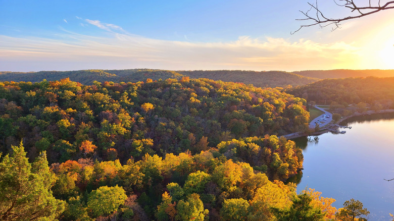Lake of the Ozarks at sunrise