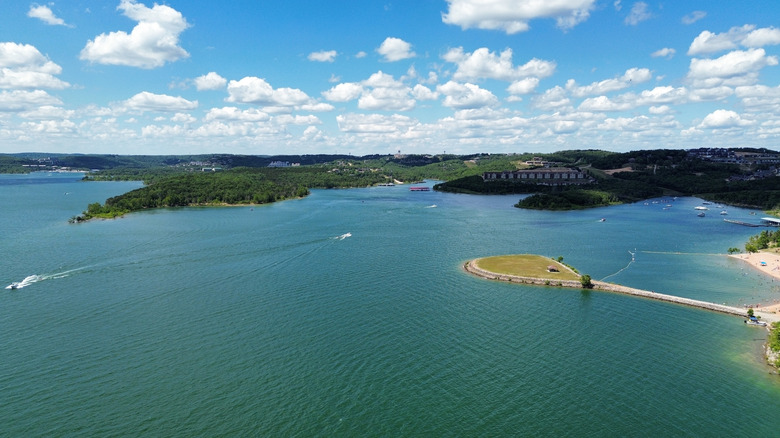 Aerial view of Table Rock Lake, Missouri
