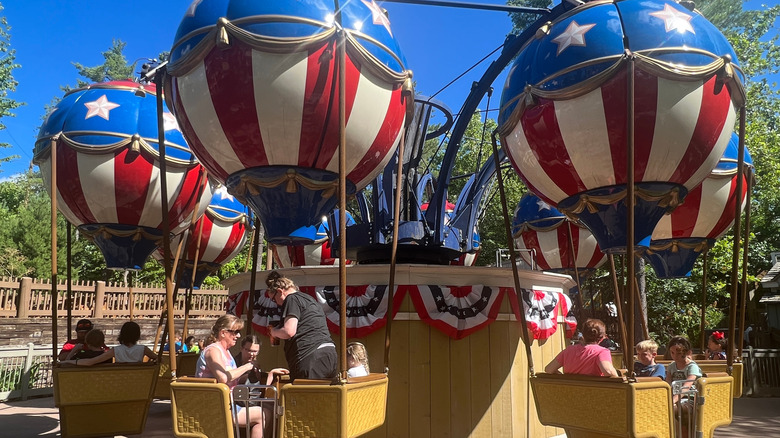 Fire Spotter ride in Silver Dollar City