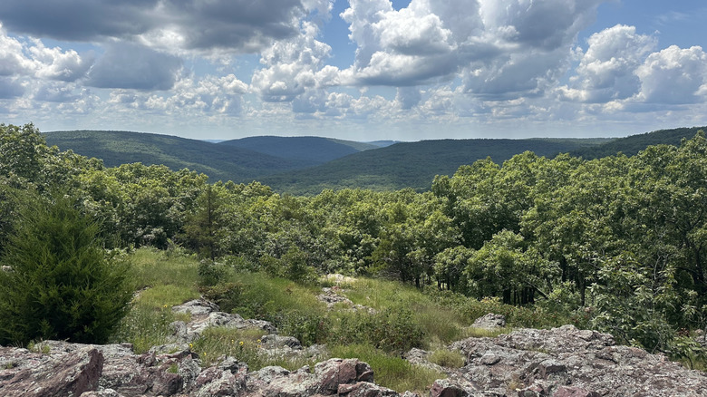 View of the mountains from Taum Sauk Mountain State Park