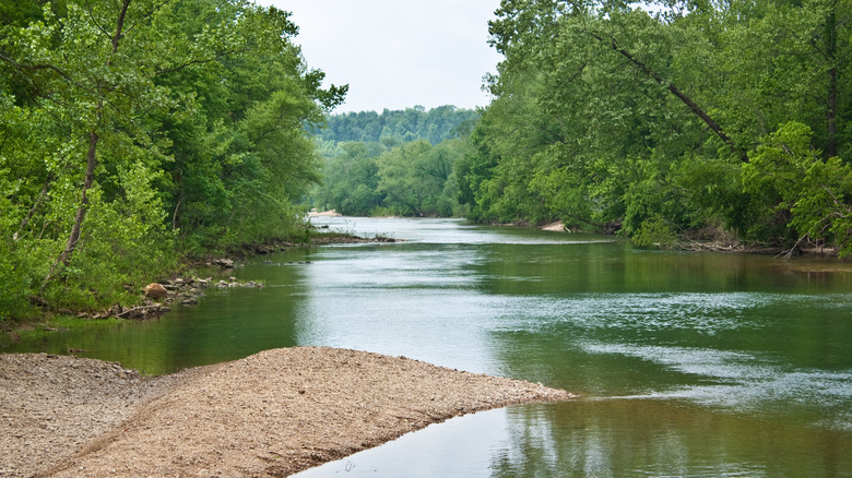 Black River in Lesterville