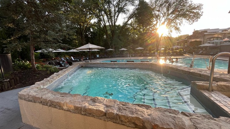 Swimming pools at the Elms Hotel