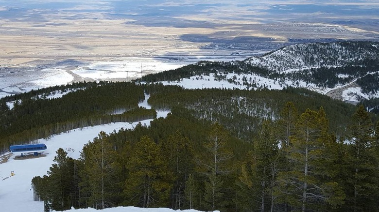 Giant Red Lodge Mountain ski resort