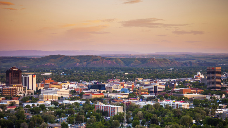 Sunset in Billings, MT