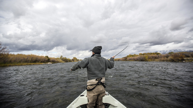 Fly fishing on the Madison River
