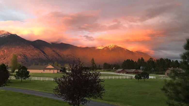 The picturesque Bad Rock Bed and Breakfast in Columbia Falls