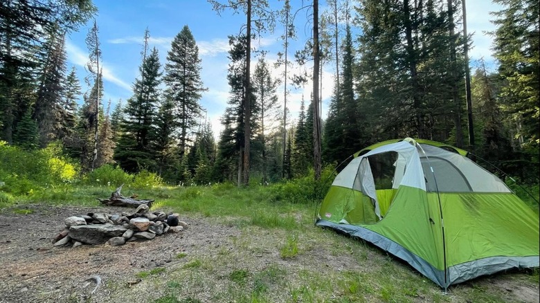 Camping in Painted Rocks State Park