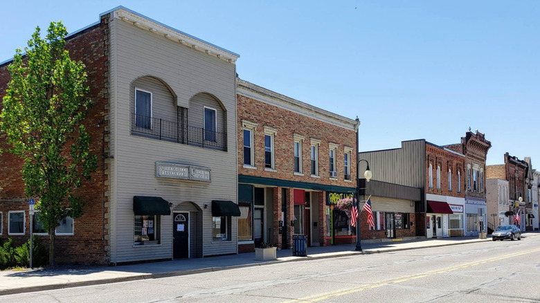 Morenci old buildings on the main street