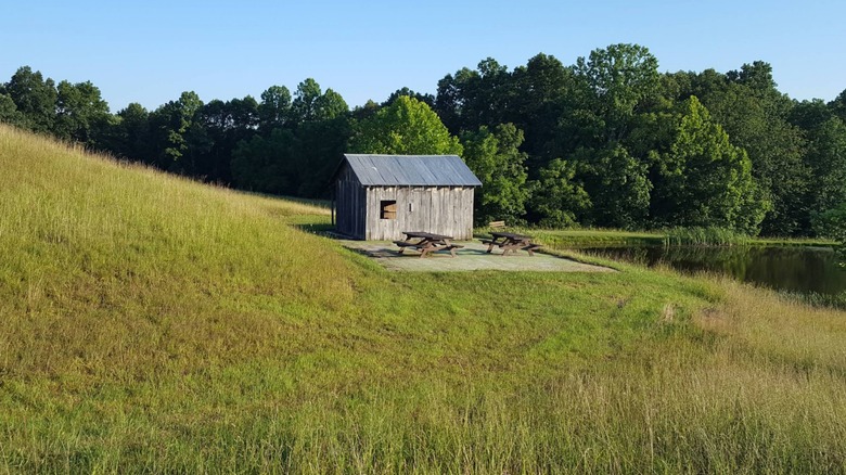 A small cabin at Calhoun County Park, West Virginia