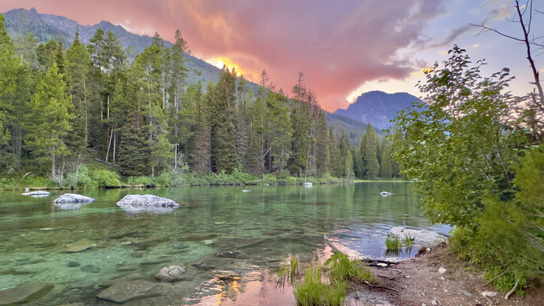String lake in Grand Teton National Park