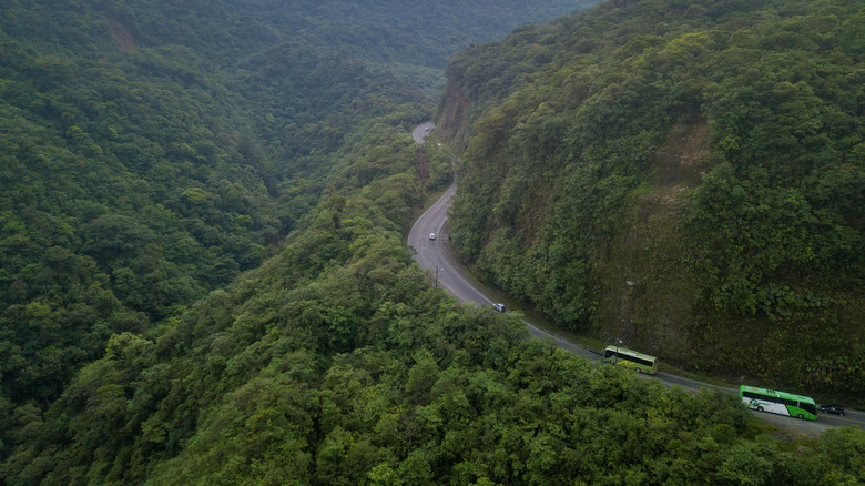 The Zurquí Tunnel road to Braulio Carrillo National Park.