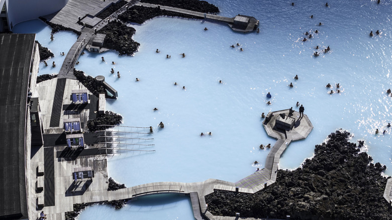 Aerial view of Blue Lagoon
