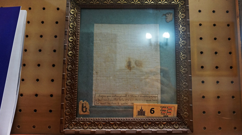 Burnt item in the Purgatory Musuem