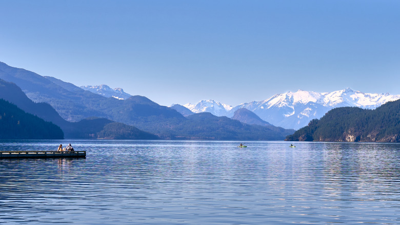 Harrison Lake near Hot Springs Resort in British Columbia, Canada