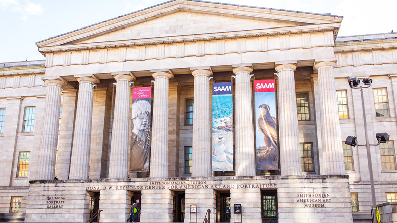 Facade of the National Portrait Gallery in Washington, D.C.